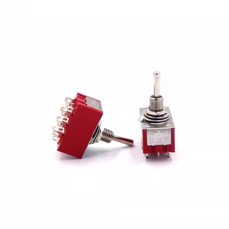 1~5pcs/lot MTS403 toggle switch Four-pole double-throw 3-speed 12-pin power switch power control