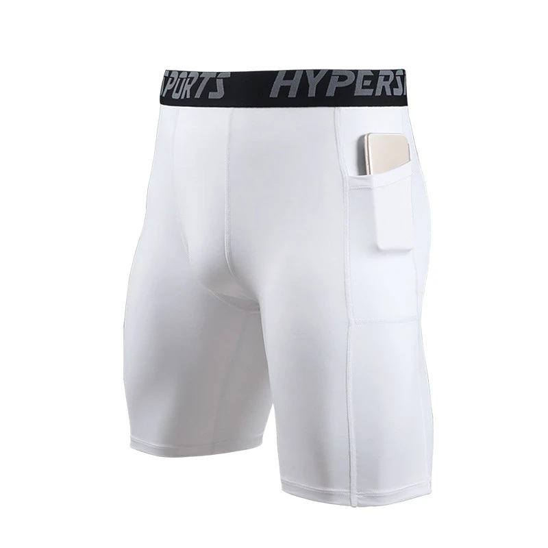 Men Compression Shorts Gym Underwear Running Sports Training Quick-Drying Bottoms