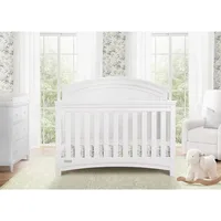 4-in-1 Convertible Baby Crib N More - Greenguard Gold Certified, Bianca White 2
