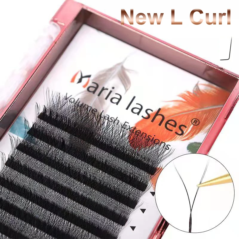 MARIA Y Volume Eyelash Extensions D/L Curl YY Wire Easy Fan Russian Lashes Bundles Beam Private Label Supplies Makeup Wholesale 1