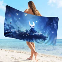1PC Hollow Knight Game Microfiber Beach Towel Absorbent Quick Dry Soft Yoga Swimming Resort Mountain Climbing Towel 2