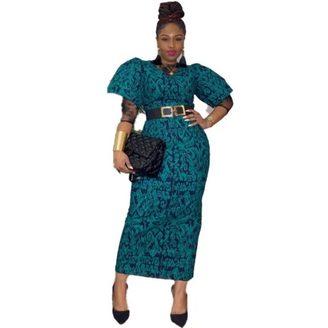 Ronke Bob Sleeve Print Dress - Image 4