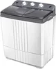 【Costway】- Twin Tub Washer and Dryer Combo, 20Lbs Capacity (12Lbs Washing and 8Lbs Spinning) Washing Machine, Compact Portable 3