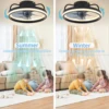 Ceiling Fans With Remote Control and Light LED Lamp Fan Smart Silent Ceiling Fans For Bedroom Living Room Decor Ceiling Lamp 4