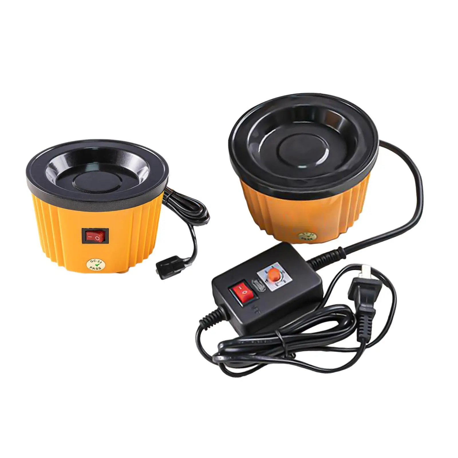 전기 핫 글루 포트 100W - 노란색의 전문 공예 동반자