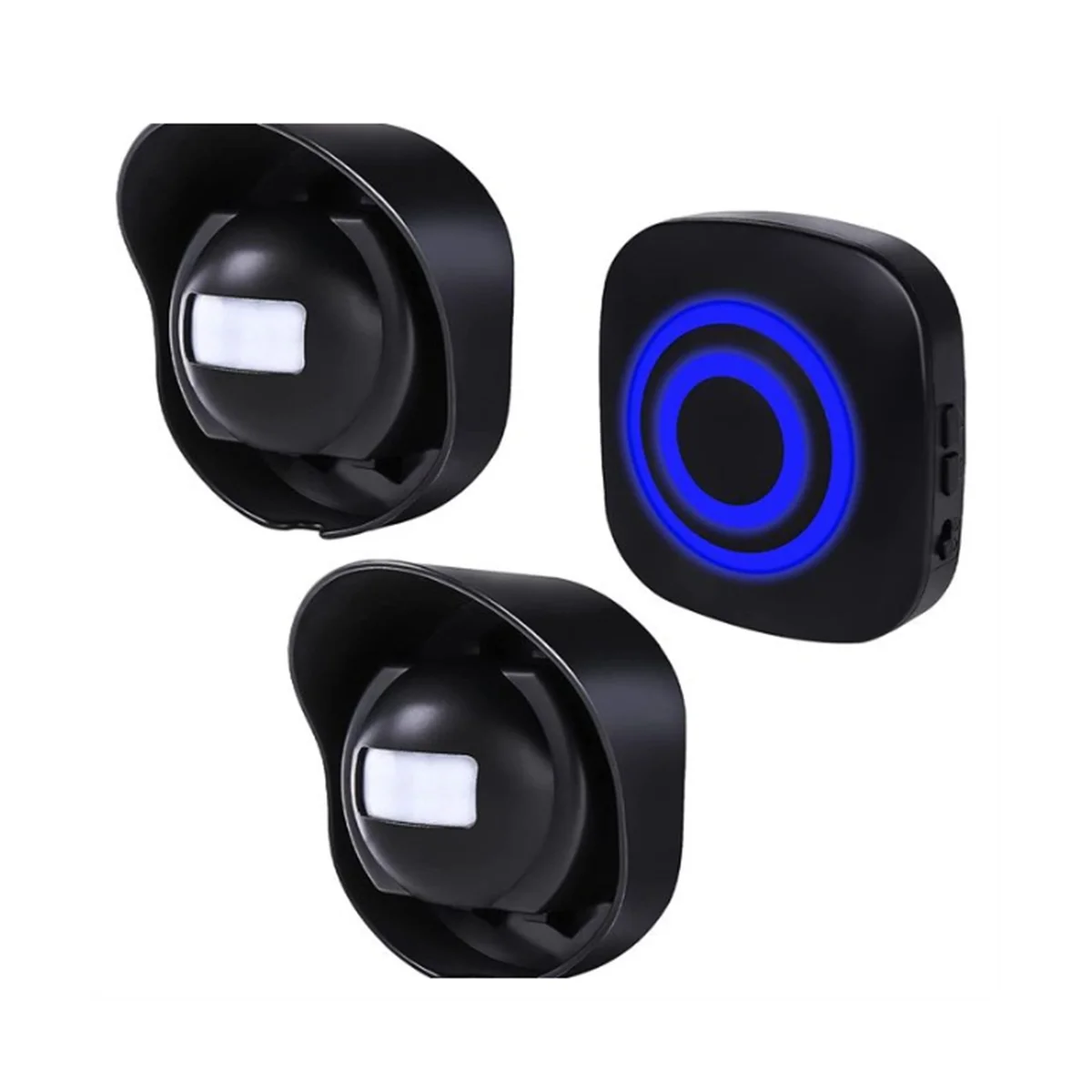 

Gate Entry Visitor Door Bell Chime Alert Alarm AC110-240V Wireless Motion Sensor Doorbell Chime(A)EU Plug