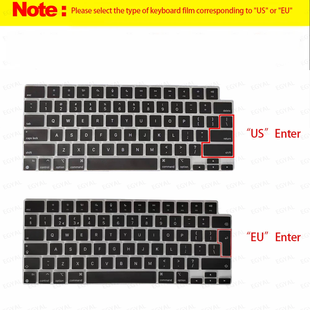 Capa para Laptop com Membrana Touch Pad Capa de Filme de Teclado para Macbook Air 15 m2 13.6 m1 Air 13 15.3 m3 A3114 2023 - Imagem 5