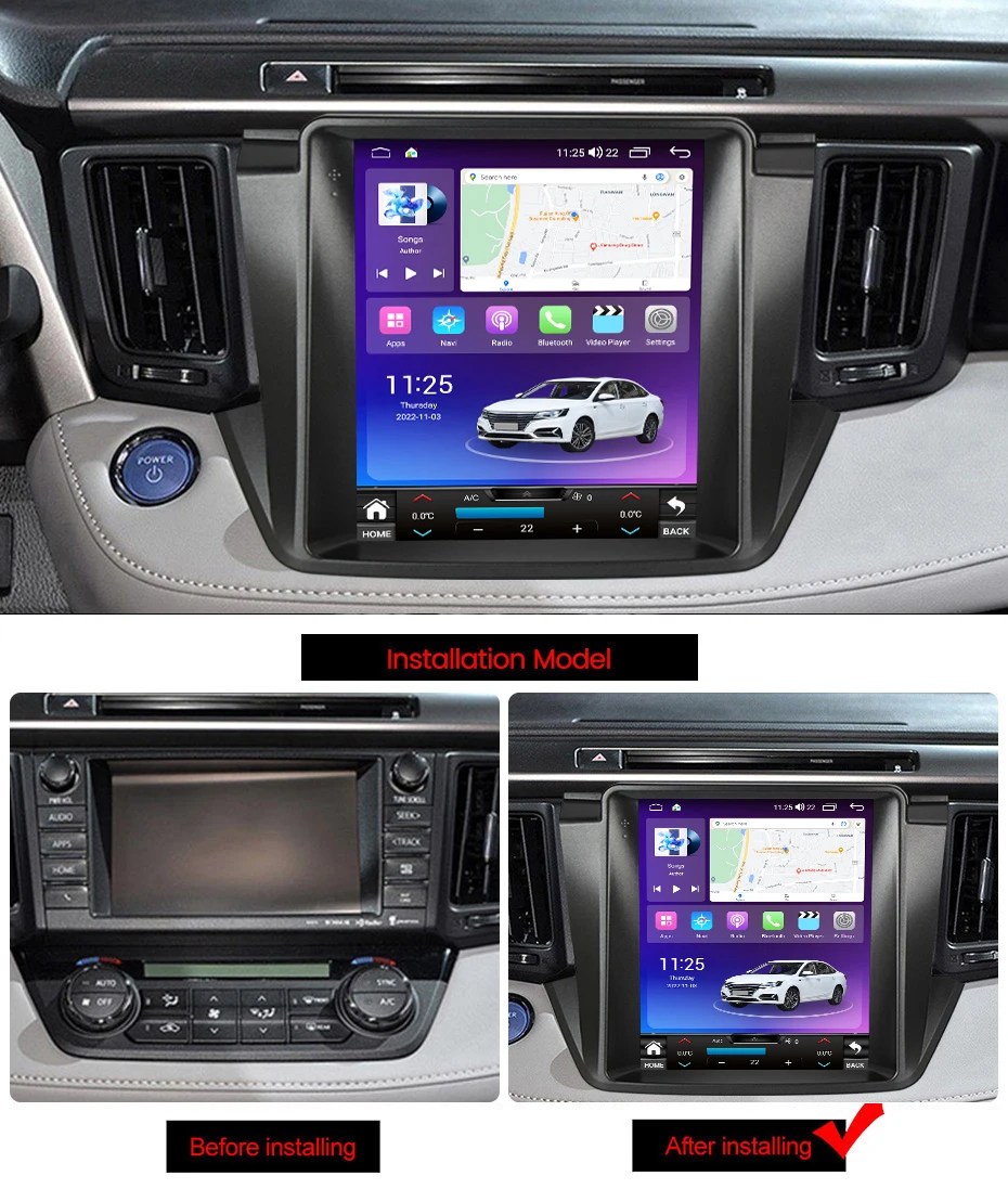 Android 11 Gps Navigation For Toyota Rav4 Rav 4 2013 2014 2015 2017 Carplay+auto Car Radio Multimedia Player Ips Tesla Car Multimedia Player - AliExpress