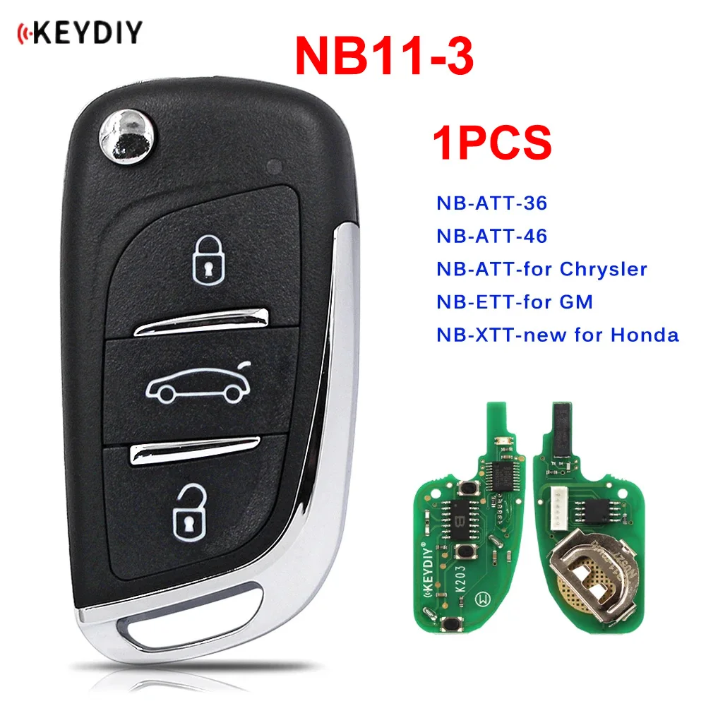 

KEYDIY B11-3 KD Remote Control Car Key Universal 3 Button for DS Style for KD900/KD-X2 KD MINI/ URG200 Programmer