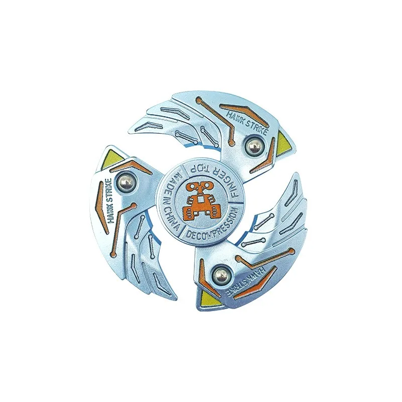 New fingertip gyro decompression decompression rotary vent small toys three-finger gyro small gifts.