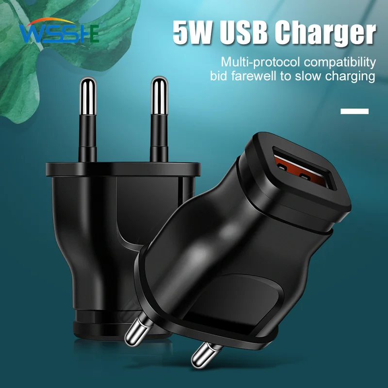 

Mobile Phone Fast Charger 5V 1A USB Charger Supply Charger Wall Chargers Small Power Adapter For iPhone13 14 Xiaomi Huawei