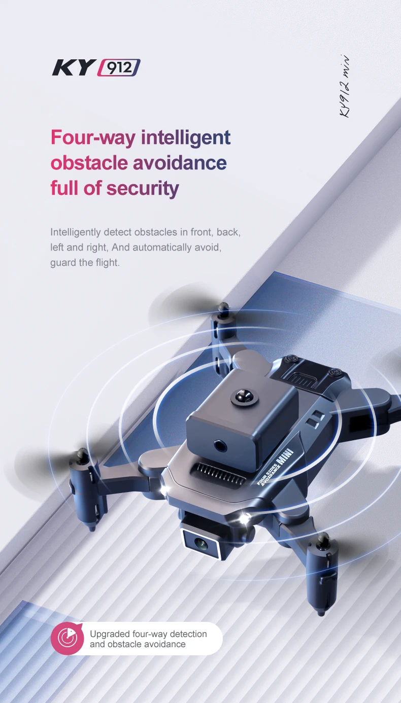 KY912 Mini Drone Professional 4K HD Camera Air Pressure