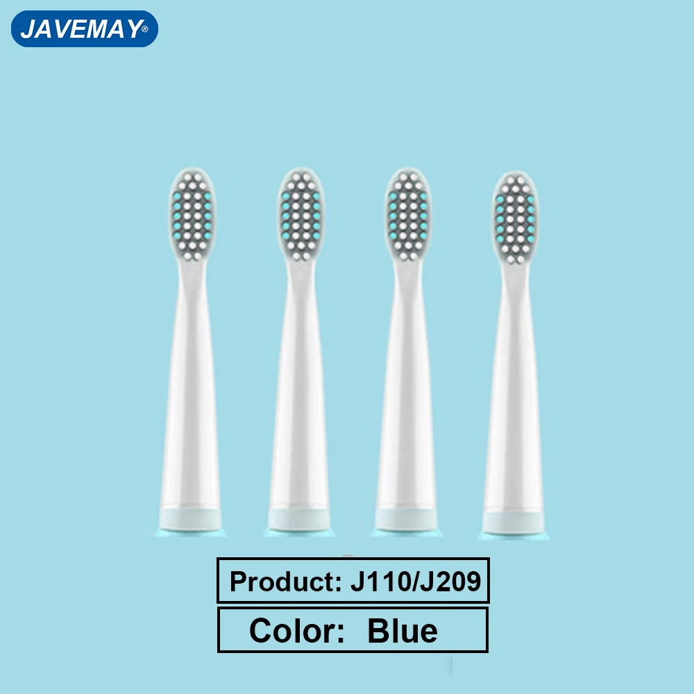 Electric Toothbrush Head Soft Brush Head BRUSHHEADJ110 Sensitive Replacement Nozzle for JAVEMAY J110 / J209