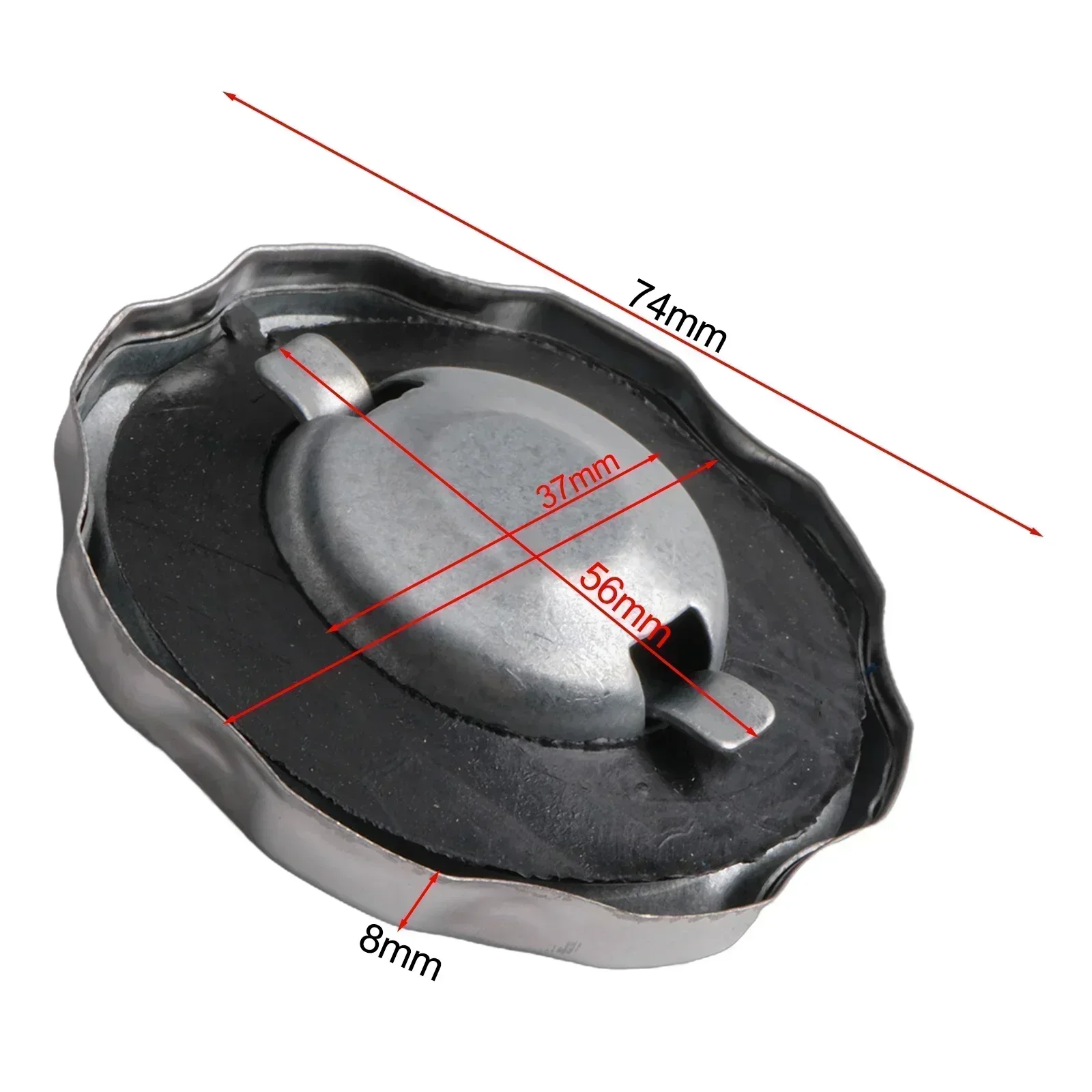 2pcs Chrome Gas Cap Fuel Tank Cap For Honda GX200 GX240 GX270 GX340 GX390 Metal Fuel Tank Oil-Tank Covers