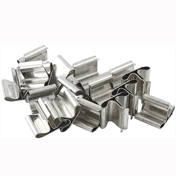 Mèches de bougie en bois, Clip de Base en fer, support de matériaux de fabrication, 16.8x13x11mm 1