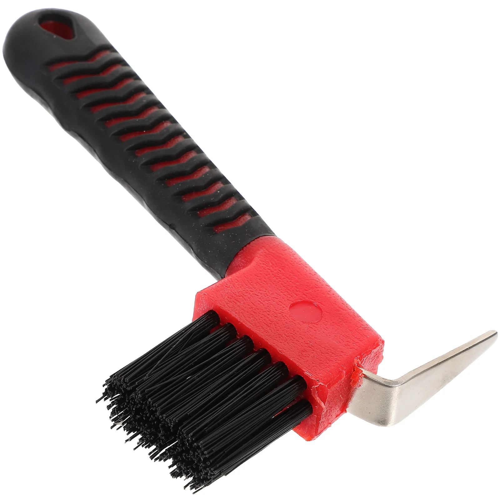 

1PC Horse Hoof Pick Anti- Practical Grip Hoof Pick with Brush Horse Grooming Tools Cleaning Tools