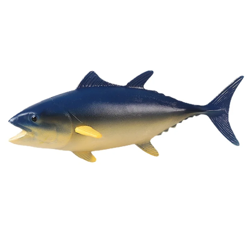 

Early childhood education cognitive simulation marine animal model toy solid static tuna tuna plastic ornaments