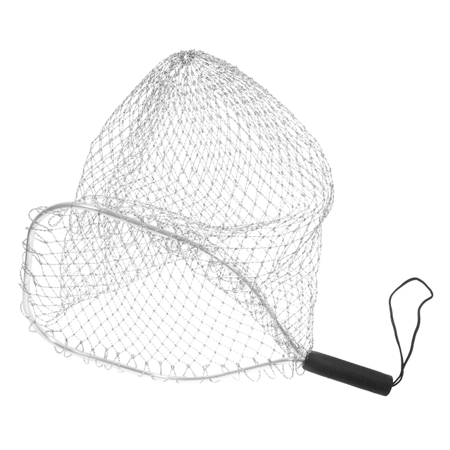 Crab Bait Fishing Net Nets Catching Basket Floating Aluminum Alloy Telescoping Pole 6