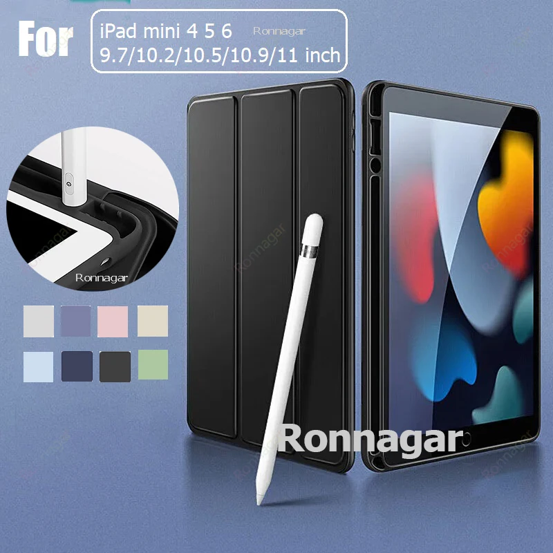 Per Ipad Pro10.5 Custodia 2017 Ipad Air 3Rd Gen Custodia Ipad Pro11 2018-2022 10.2 7/8/9Th Air4 5 10.9 Ipad 10Th 10.9 Con Portamatite