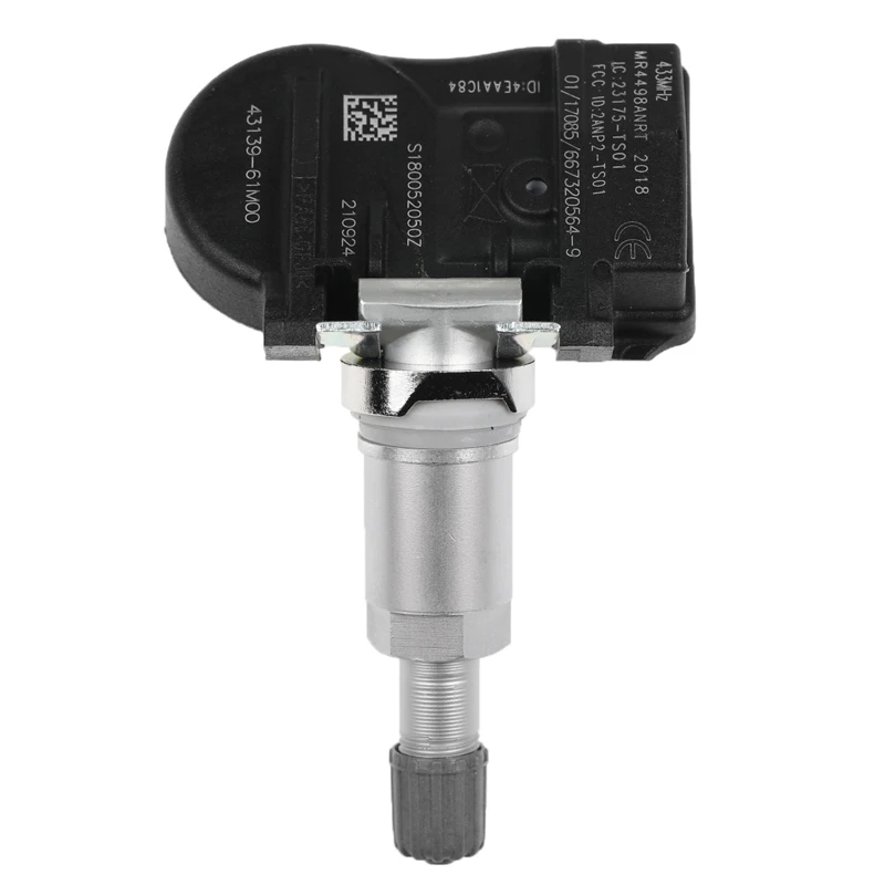 4Pcs Tire Pressure Sensor 43130-61M00 43139-61M00 for Suzuki Grand Vitara SX4 S-Cross Ignis Baleno Swift Jimmy Splash 433MHZ