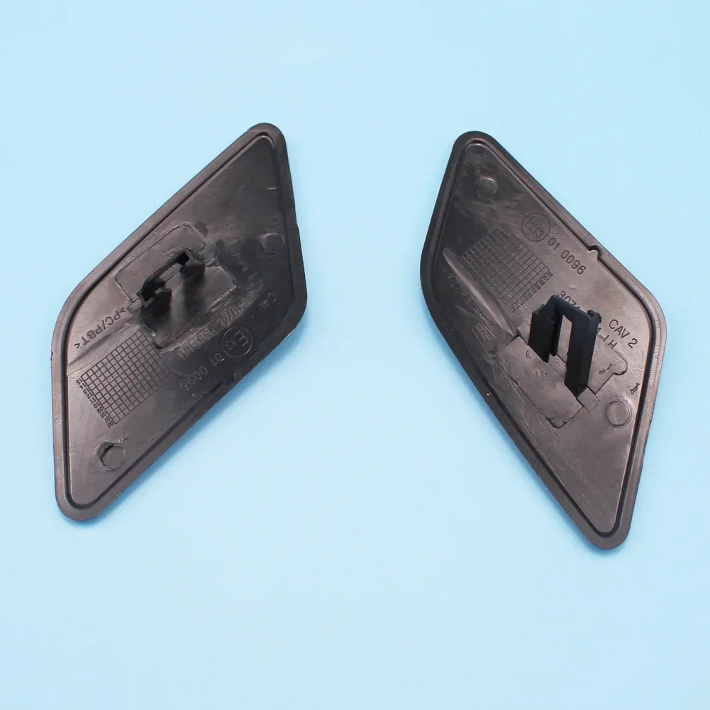 2PCS Front Bumper Left Right Headlight Washer Nozzle Cover Unpainted 39886377 30744954 For Volvo S40 V50 2008-2012