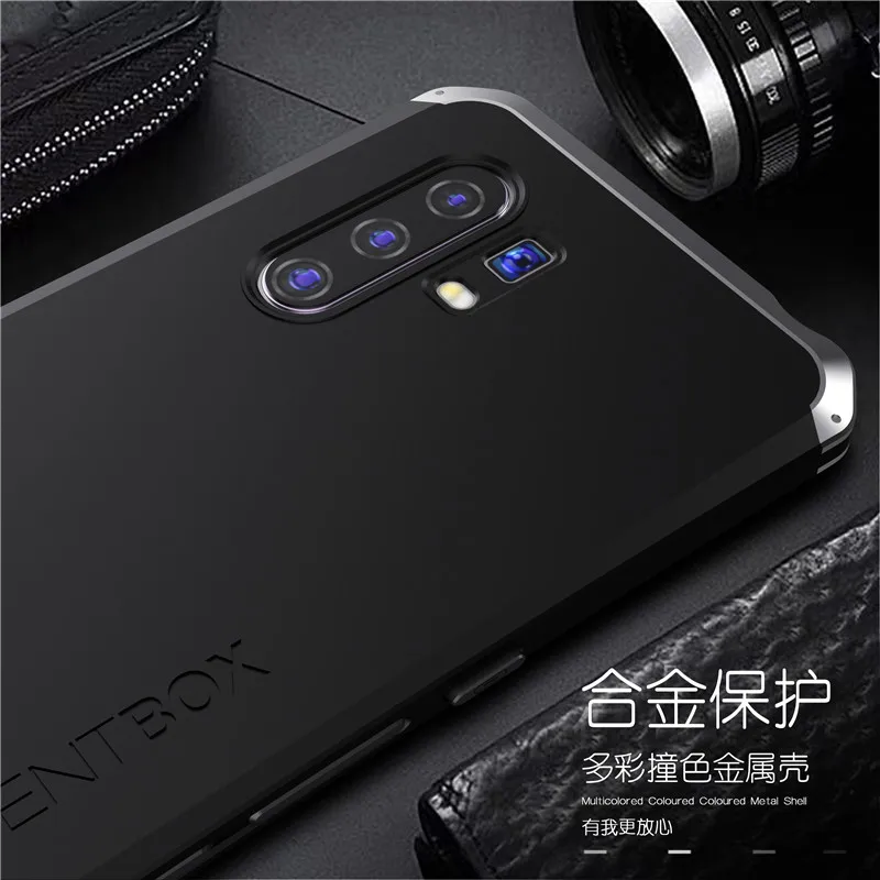 Metal Armor Phone Case For Vivo X30 Pro Case Shockproof Aluminum Matte Pc Cover 360 Full Protection Coque For Vivo X30 Pro Funda
