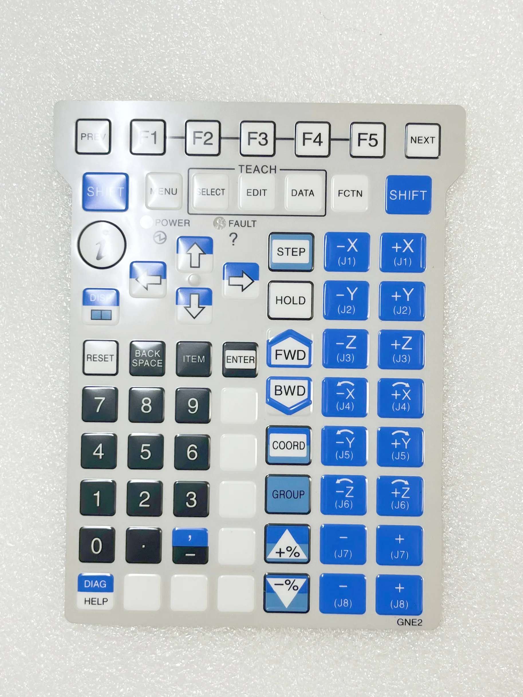 Membrana Keysheet Teclado Botão A05b2518-c100 C212 C301 Gls1 Mhe2 Awe2 Gne2 Filme Chave para Fanuc 2255 2256 Filme Chave - Imagem 3