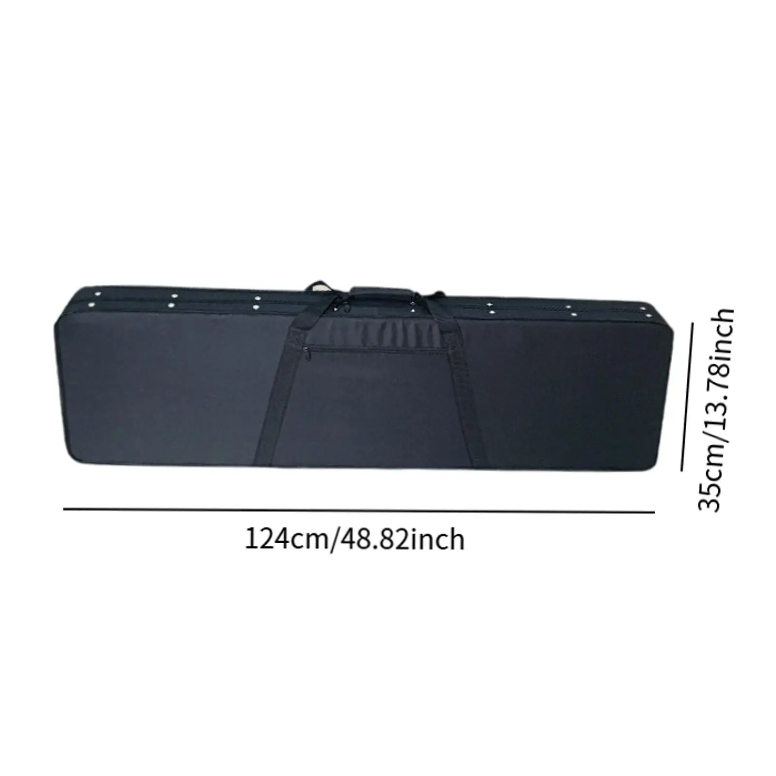 Electric Bass Case Handheld Portable Professional Shockproof Thick Padding Storage Case Hard Shell Electric Guitar