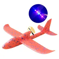USB Charging Foam Electric Aircraft Hand Throw Flight Glider Aircraft Airplane DIY Model Toy Throwing Roundabout Airplane Gift 2
