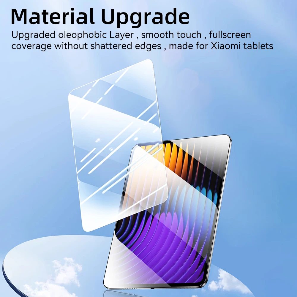 2Pcs Screen Protector For Xiaomi Pad 5 6 MiPad5 6Pro 11in 7 7pro11.2in mipad 6s pro 12.4 Redmi SE 11 pro 12.1in Glass Protective 6