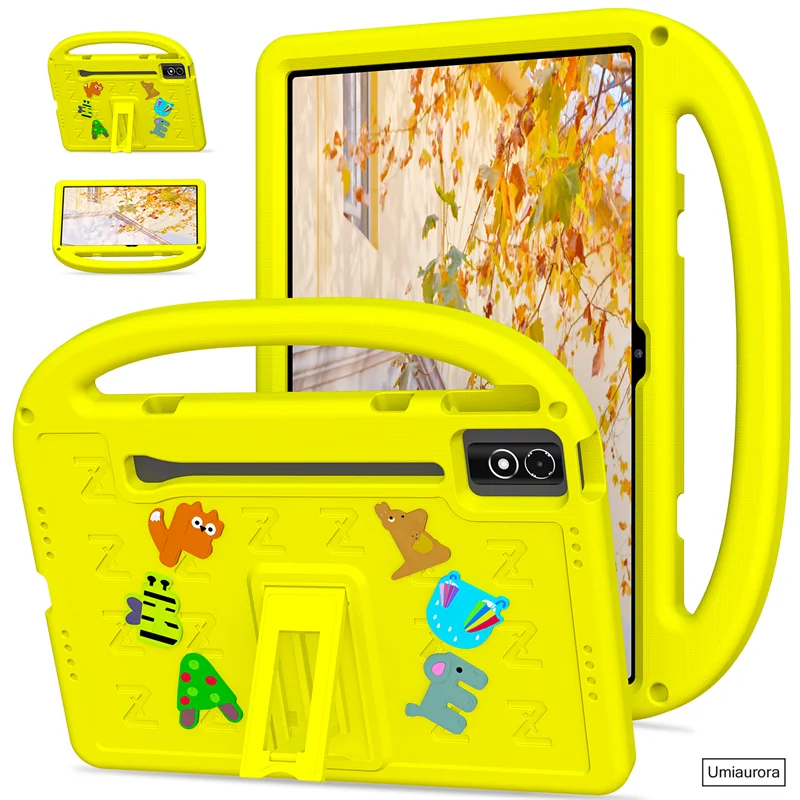Kids Shockproof EVA Handle Stand Tablet Case