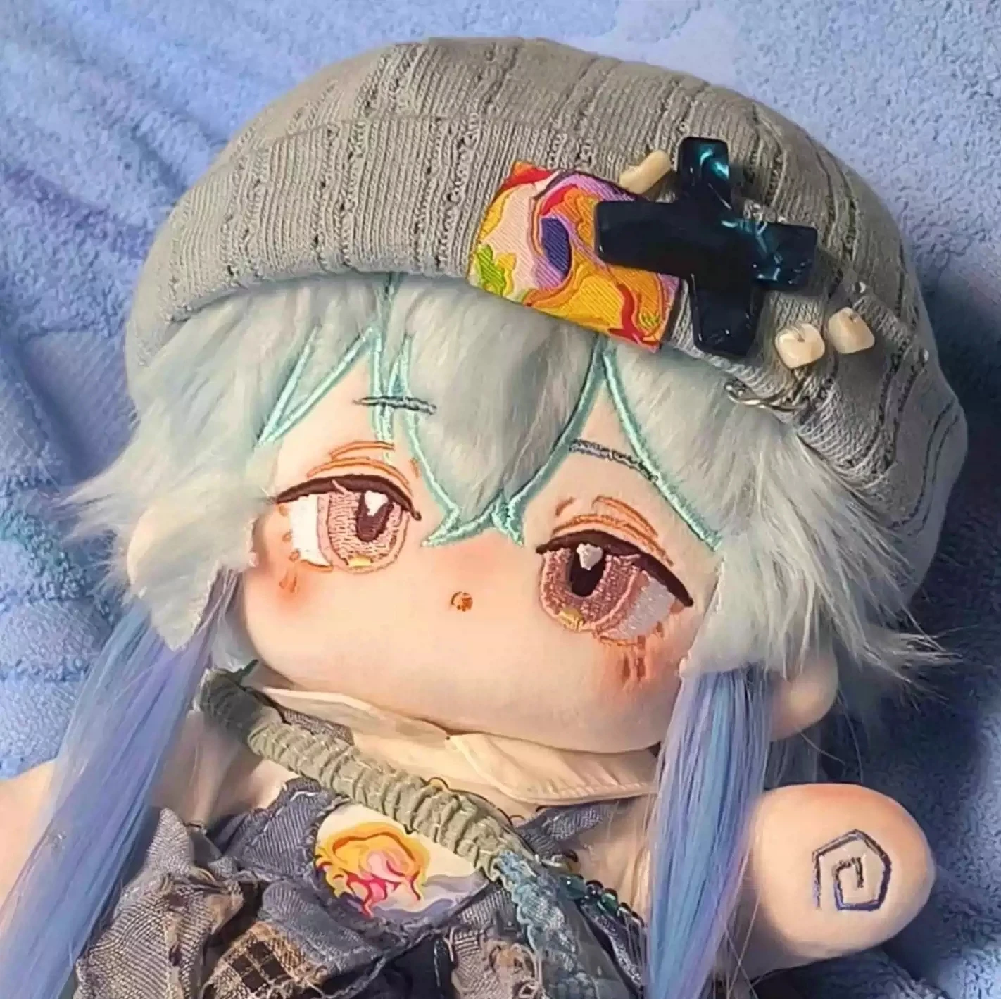 

Mizuki Game Anime Arknights Cosplay Soft Plush Stuffed Dollbody Dress Up Clothes 20CM Plushie Xmas Gift