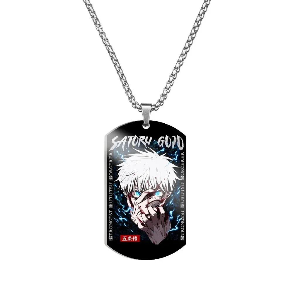 Satoru Gojo Necklace JJK Mech Gojo Satou Necklace Six Eyes