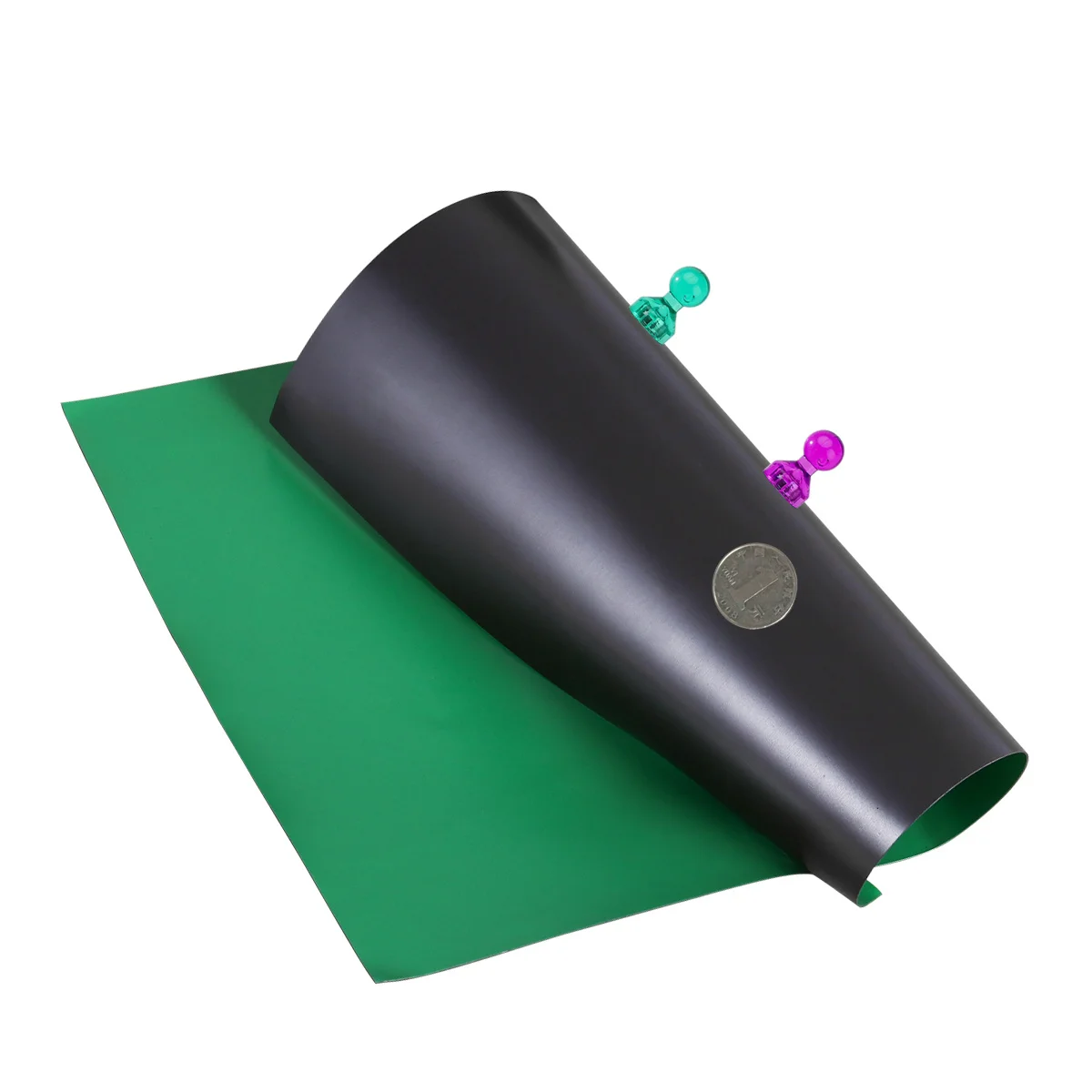 다기능 자석 시트 블랙 고무 유연한 광고 게시판 학교 회사용 297mm 210mm 0.5mm