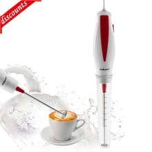 

101E Professional Cappuccino Plastic Electric Coffee Milk Blender Foamer Maker Battery Operated HandHeld Electric Milk Frother