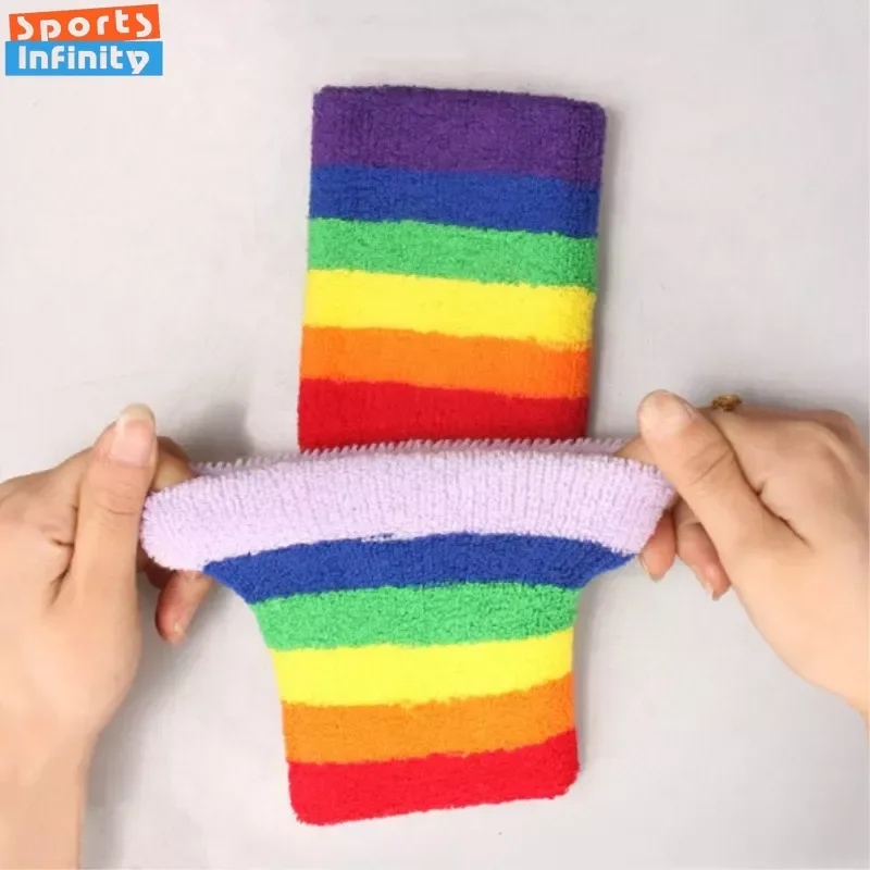 مجموعة عصابة رأس رياضية عصرية وعصابة معصم من القطن...