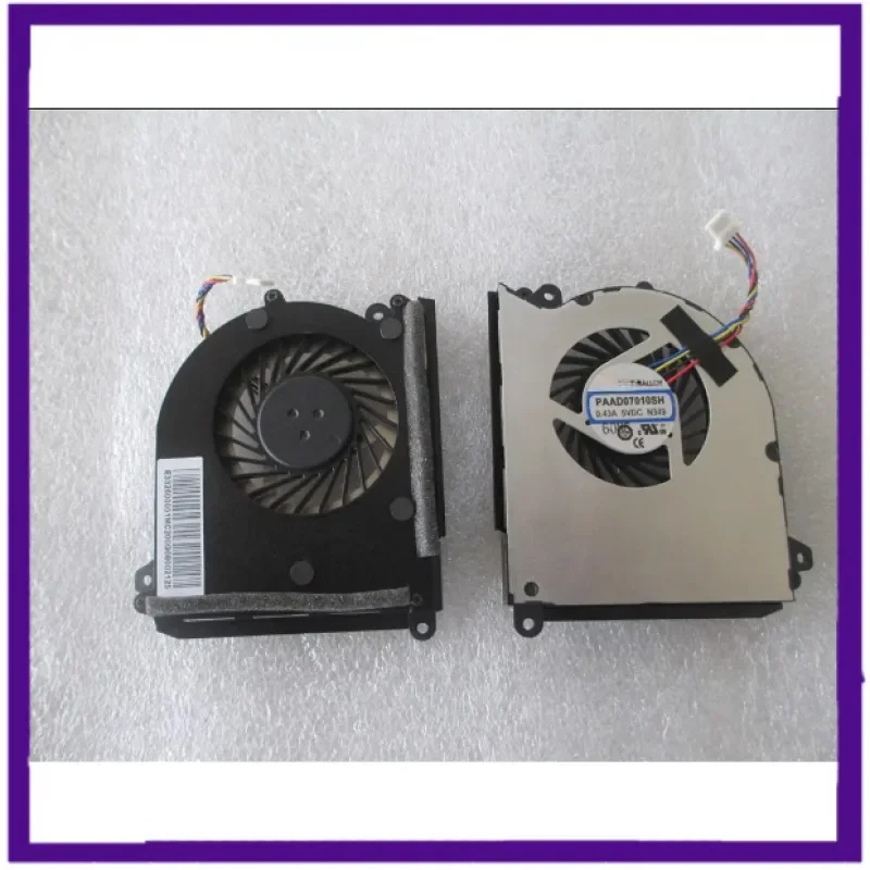 

CPU Fan Cooling For MSI GS30 GS30-2M MS-13F1 13F2 PAAD07010SH N263 N349 radiation DC5V 0.43A 3wire 4wire