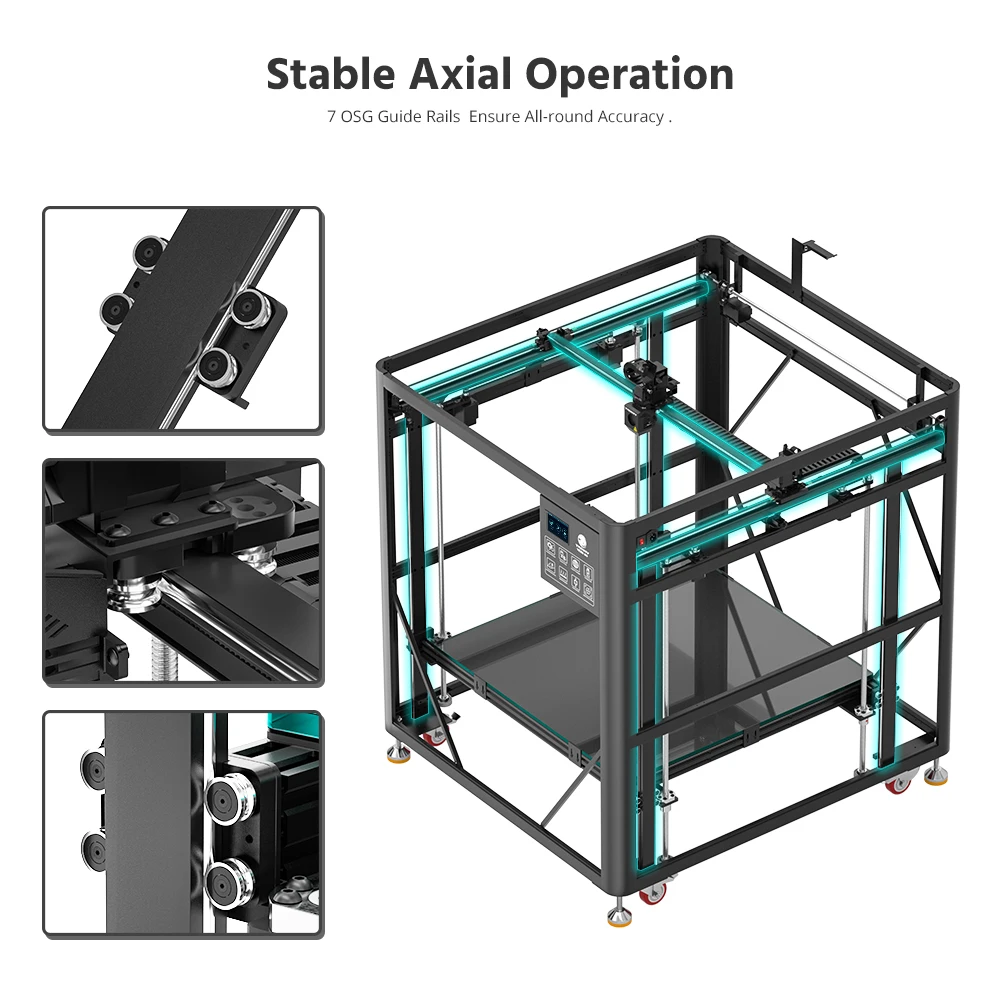 S31b8756f27e04514b507cc30d82fd050Z Tronxy VEHO 800 wielkoskalowa drukarka 3D w formacie 3D z napędem bezpośrednim rozmiar drukarki 3D 800x800x800mm 320 stopni Hotend