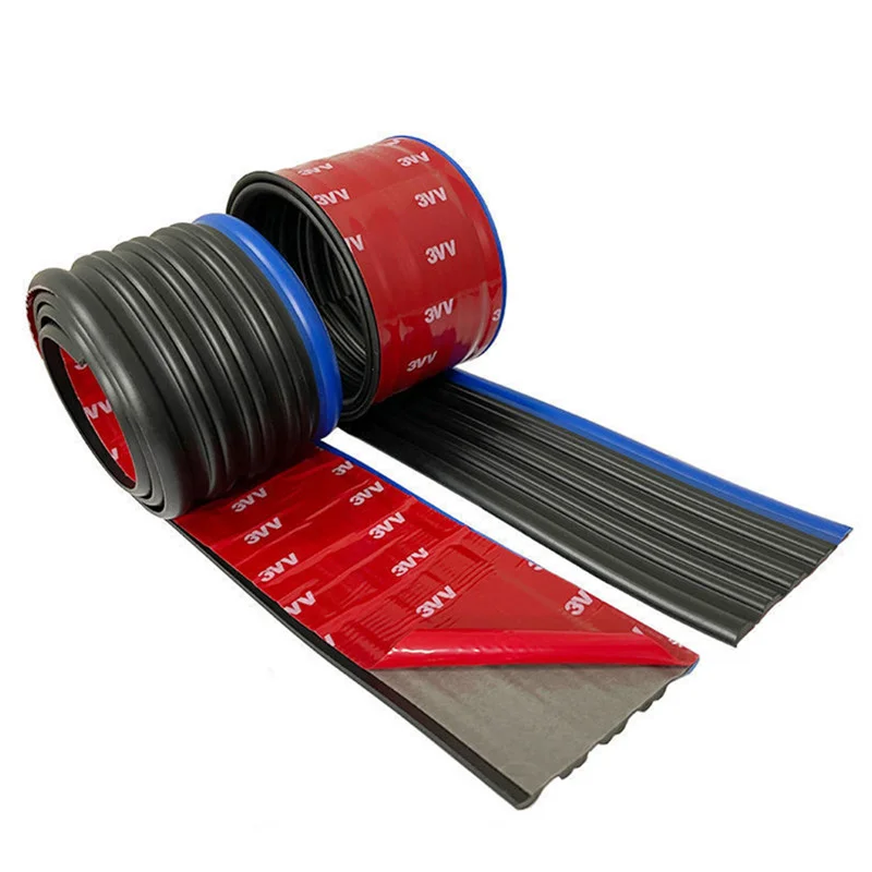 400CMx6.5CM Car Door Side Edge Anti-Scratch Protective Strip for All Cars Body Side Skirts Decorative Protectors DIY Clipping