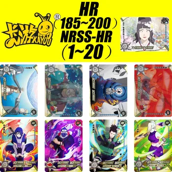 Kayou HR 카드 나루토 지라이야 우치하 마다라 하타케 카카시 크리스마스 생일 선물 장난감, 185 ~ 200 시리즈 NRSS-HR 카드, 1 ~ 20 시리즈