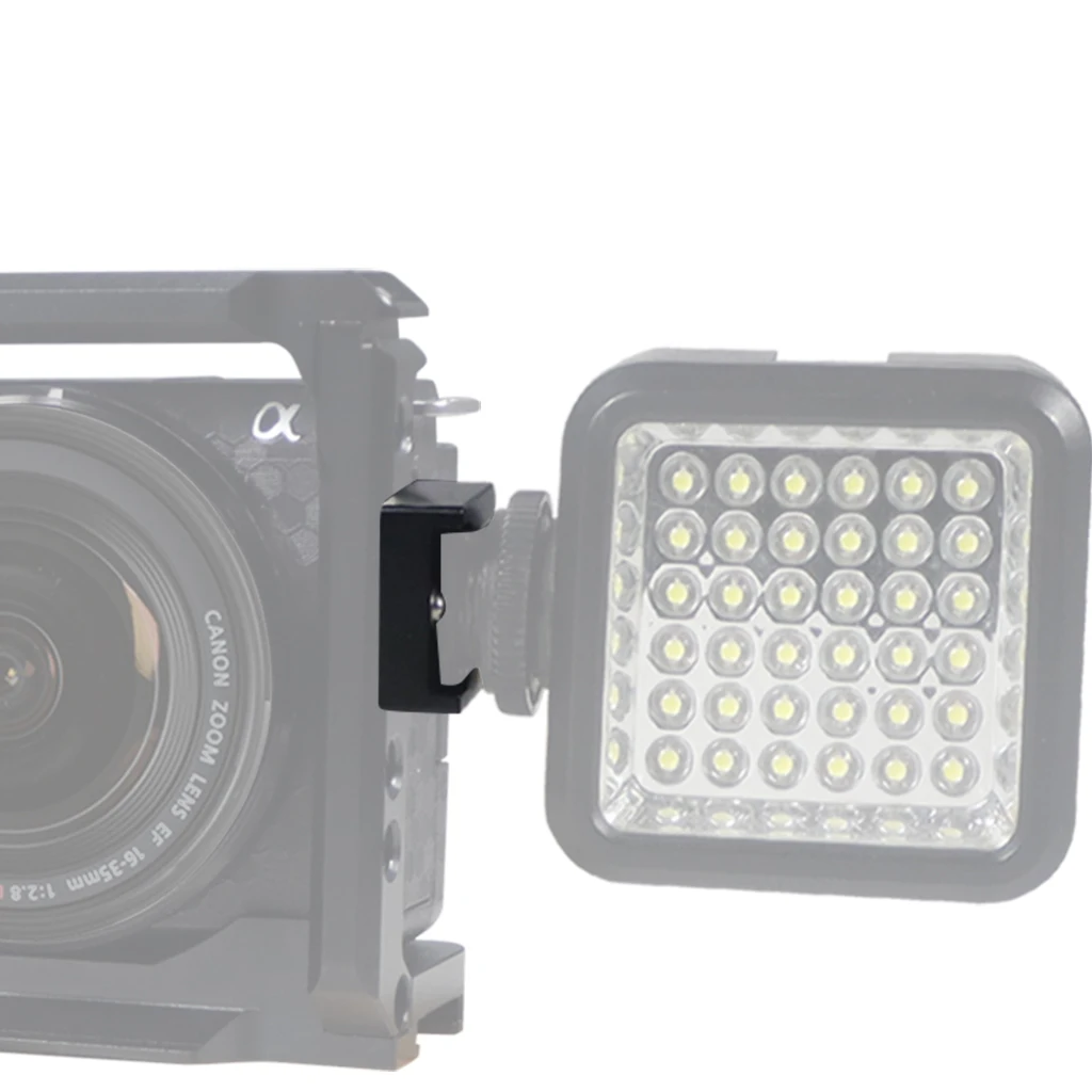 Hot Cold Shoe Mount Quick Release 1/4" for DSLR Rig Video Light Camera Cage Monitor Magic Arm LED Light Flash