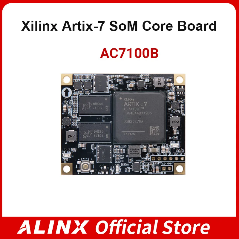 

ALINX AC7100B Xilinx Artix-7 FPGA SOM Core Board XC7A100T Industrial Grade
