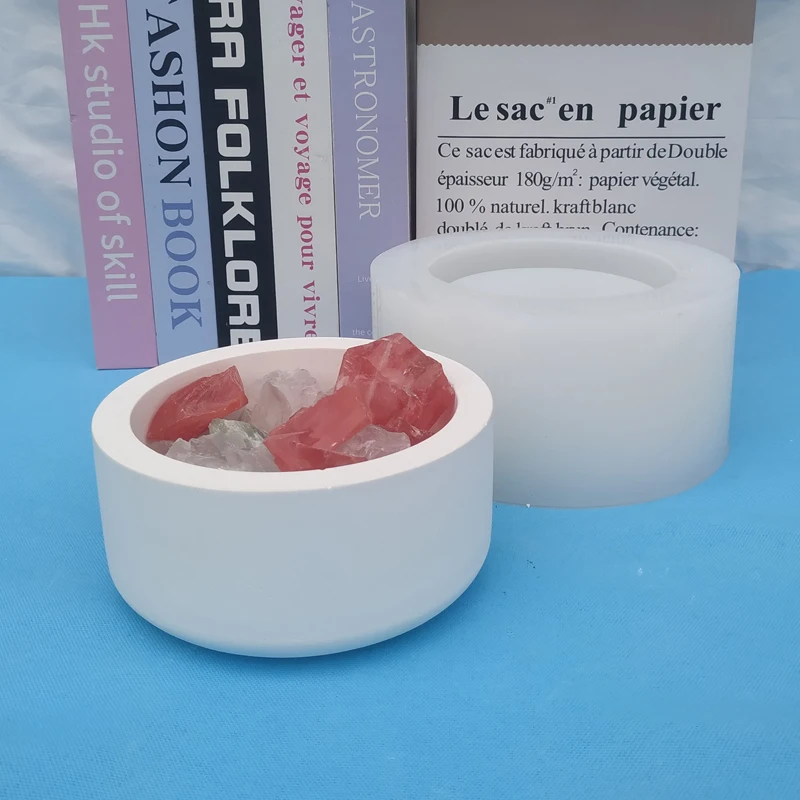 

Aroma Plaster Storage Pots Silicone Moulds DIY Cement Epoxy Resin Succulent Plant Pots Candle Cup Containers Craft Ornaments