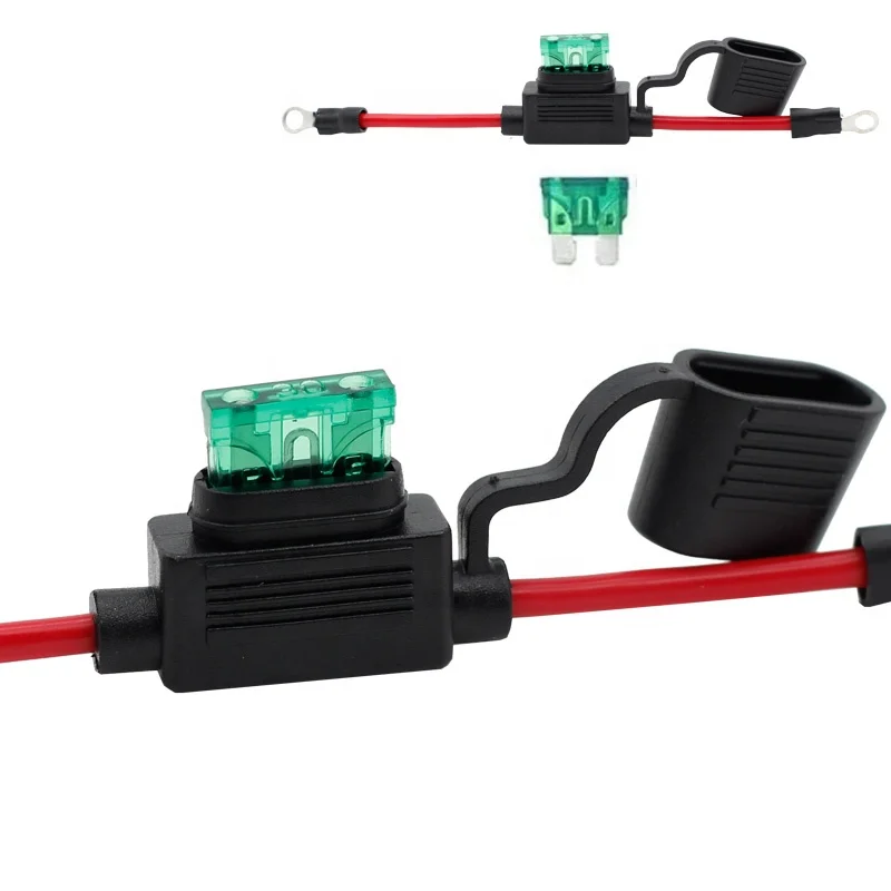 12 awg com suporte inline do fusivel da lamina de 30a atc ato 01