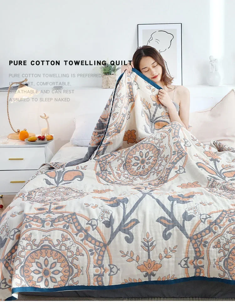 Boho Summer Cotton Quilt