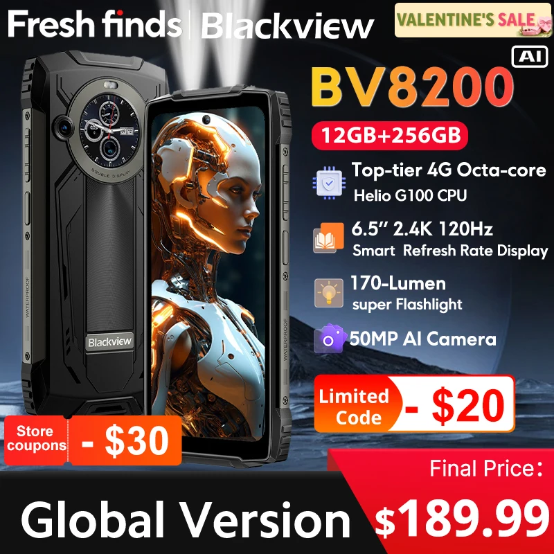 World premiere】Blackview BV8200 Rugged phone 6.5