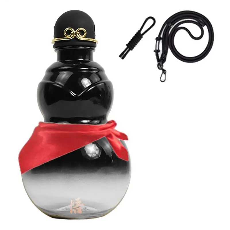 AA14 새로운 물병 조롱박 중국식 와인병 900ml 게임 주변기기 음료 용기 병 전통적인 디자인