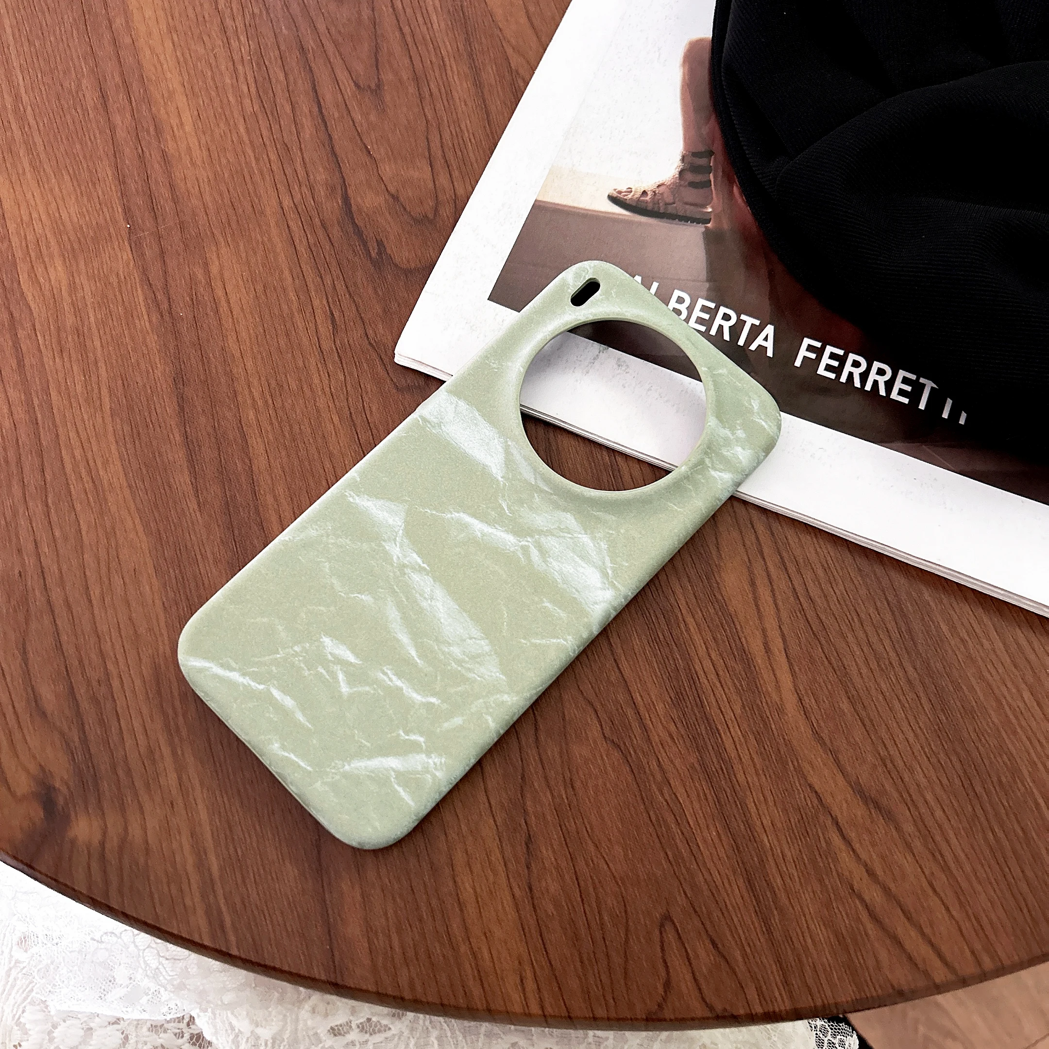 Luxury Suede Leather Velvet Pattern Phone Case - Anti-Scratch Slim Glossy Hard Cover