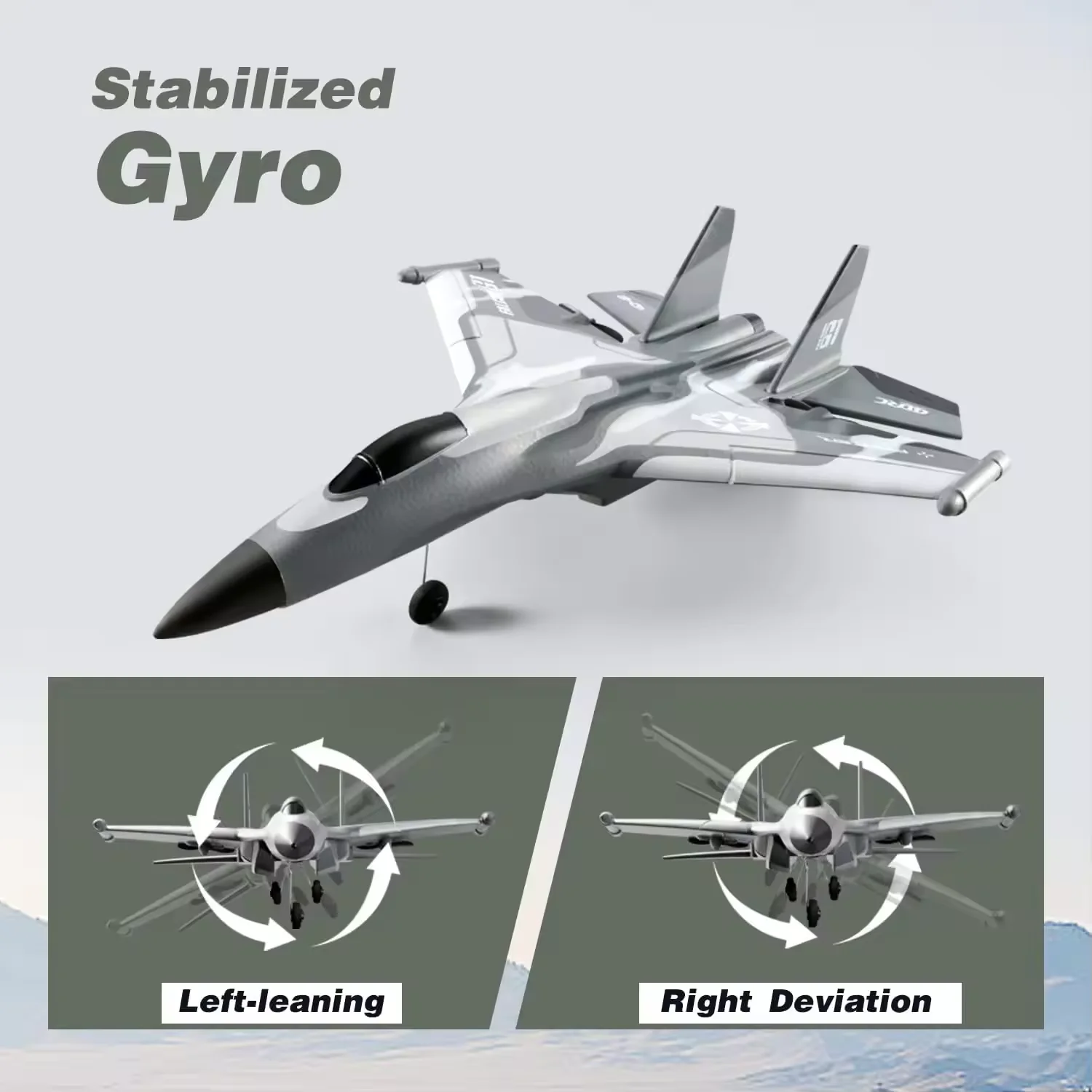 Détail des ailes et du fuselage EPP de l'avion RC G1 planeur prêt à voler