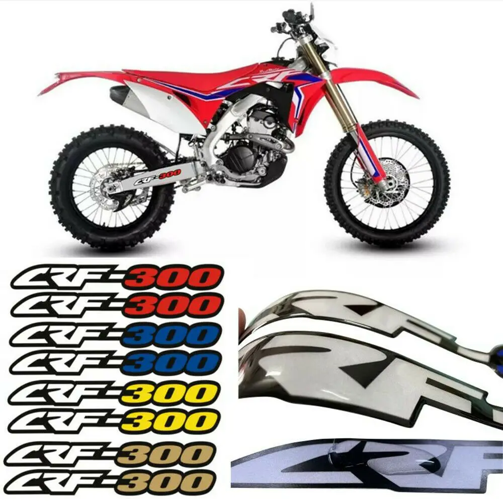 For HONDA CRF 300L 2019 2020 2021 Motorcycle Accessorie 3D Glue Swingarm Air Box Reflection Stickers Decorate Decals